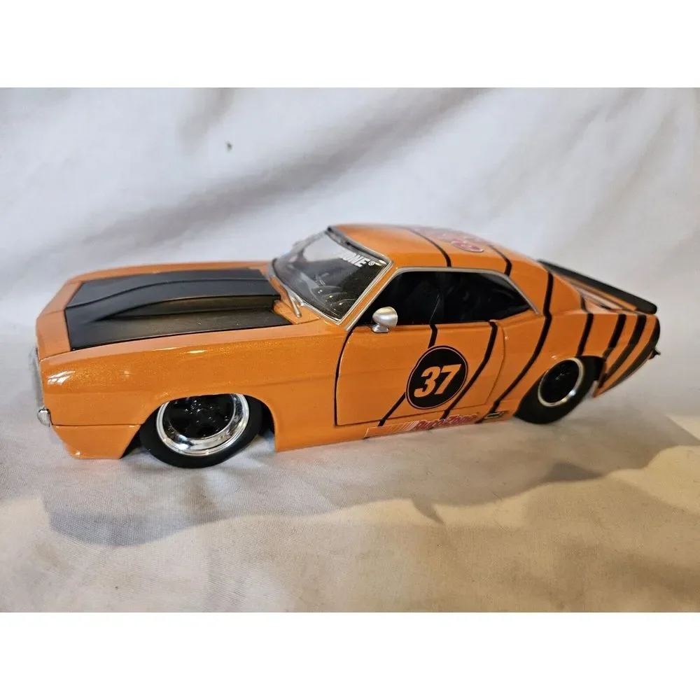 Jada Big Time Muscle Auto‎ Zone Orange 1969 Chevy Camaro 1:24 Diecast Coin Bank